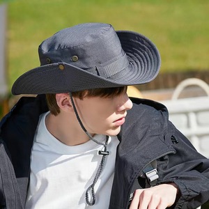 Sombrero de pesca ligero para exteriores con cubierta para el cuello, sombrero transpirable con protección solar, sombrero ajustable de secado rápido para acampar, senderismo y viajes - Product Image 3