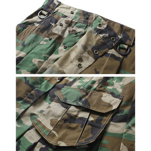 Kilt écossais hybride plissé tactique pour homme, camouflage, style irlandais des Highlands - Product Image 4