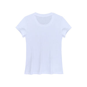 Camiseta de Mujer de Manga Corta con Cuello Redondo, 100% Algodón, Precio Directo de Fábrica, Venta al Por Mayor, Impresión por Transferencia Térmica, Estilo Vintage, Transpirable y de Secado Rápido - Product Image 4