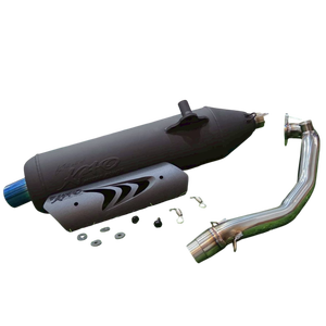 Tuyau d'échappement de performance en acier inoxydable CSRK pour scooter PCX, OEM Taïwan - Product Image 2