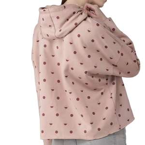 Sudadera con Capucha de Algodón de Alta Calidad para Mujer, Sudadera con Capucha con Bolsillo Tipo Canguro Estampada, Mangas Largas, Estilo Urbano, Invierno - Product Image 3