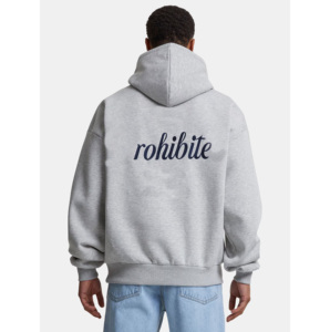 Sudadera con capucha 100% algodón estilo urbano, forro polar grueso, peso pesado, talla grande, con logo personalizado, para hombre. - Product Image 2