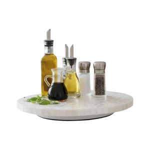 Capiz Shell Inlay Spinning Tray - Product Image 4