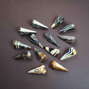 High Quality <b>Crystal</b> Suleimani Hakik Faceted Dowsing Pendulum Premium Natural Gemstone <b>Feng</b> <b>Shui</b> Carved Ball New Introduction - Product Image 3