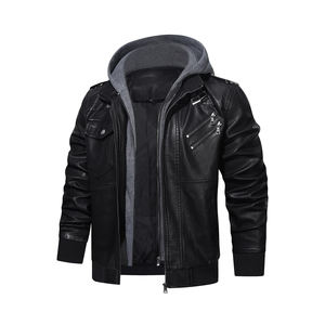 Nouvelle arrivée : veste en cuir pour homme, mode personnalisée, style tendance, vente directe d'usine. - Product Image 5
