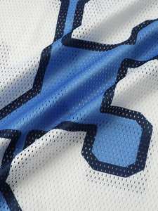 Camiseta Deportiva Oversize de Malla para Hombre, con Logotipo Personalizado, Transpirable, de Poliéster, Estilo Fútbol Americano - Product Image 5