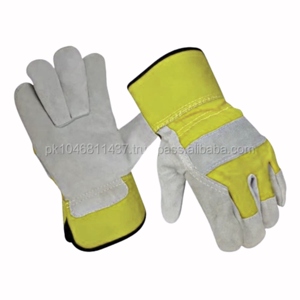 Guantes de Trabajo de Alta Resistencia de Primera Calidad, Fabricados en Canadá, de Piel de Vacuno, Resistentes al Calor, Antideslizantes, con Puño de Seguridad Industrial - Product Image 6