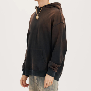 เสื้อฮู้ดดี้ผู้ชายสไตล์ยูนีค ผ้าคอตตอนผสม สีซีดแบบซันเฟด ราคาถูก ขายดี สินค้ามาใหม่ เสื้อฮู้ดดี้แบบสวมหัว สีซันเฟด สำหรับผู้ชาย - Product Image 3