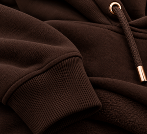 Sweat à capuche personnalisé en polaire pour femme avec logo brodé, pull doux et chaud, streetwear, poche kangourou, vente en gros OEM, confortable - Product Image 6