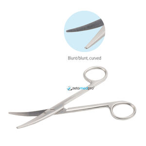 Tijeras de enterotomía post-mortem de 21 cm, rectas/sonda, hechas de acero inoxidable de alta calidad, instrumento quirúrgico de disección - Product Image 2