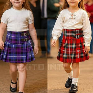 Conjunto de traje tradicional escocés para niños, kilt de tartán a cuadros, ropa formal para fiestas de boda, talla para adultos - Product Image 2
