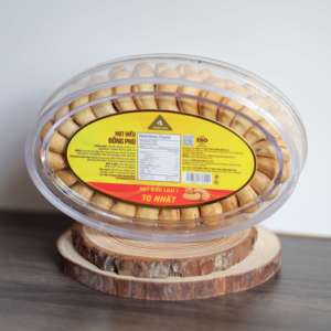 High Quality Dong Phu Brand Vietnam Roasted Cashew <b>Nuts</b> W180 ISO Certified Unique Buttery Salty Flavor - 400g Oval Gift Box - Product Image 6