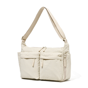 Bolso Bandolera Grande de Nailon Verde Oliva con Cierre de Cremallera, Ligero, para Uso Diario, Todas las Temporadas, para Hombre y Mujer - Product Image 2