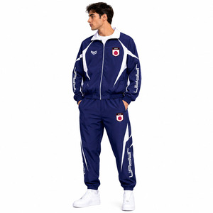 Vestes coupe-vent en nylon japonais personnalisées tendance et ensembles de jogging OEM, marque privée, vestes de sport nationales, ensembles de sweats à capuche en gros - Product Image 1