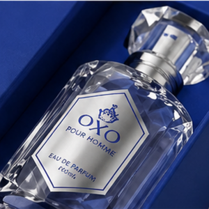 Elegante Caja de Perfume Azul Rey con Tapa Magnética - Product Image 4