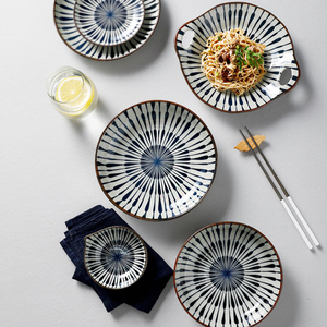 Elegant Golden Border <b>Dinner</b> Set With Premium Porcelain Material Stylish Serving Plates Decorative Soup Bowls - Product Image 3