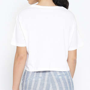 Camisetas Cortas al por Mayor para Mujer con Impresión de Logotipo Personalizado - Product Image 2