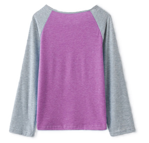 T-shirts à manches longues raglan pour enfants, t-shirts confortables pour tout-petits, garçons et filles, 100% coton, t-shirts raglan, t-shirts à col rond pour enfants - Product Image 2