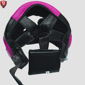 Pro Cowhide Leather Head Guard <b>MMA</b> Protective Gear Sparring Helmet for Boxing and Fighting <b>Dummy</b> Type FIGHT GEAR - Product Image 5