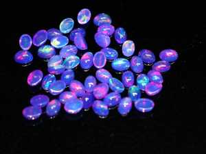 Natural Lavender Ethiopian Fire <b>Opal</b> Cabochon Vintage Gemstone Wholesale Loose <b>Opal</b> For Jewelry - Product Image 3