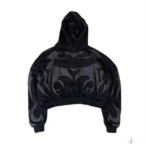 Sudadera con Capucha Extra Grande, Estilo Urbano, Corte Cuadrado, Unisex, 100% Algodón Transpirable, Personalizada con Impresión Puff, OEM ODM Premium - Product Image 1