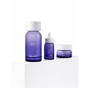[The ST Global] La.vid Vivid Purple Aqua Moisture Hydration Toner Ampoule Cream 3 Set Produit de Confiance - Product Image 1