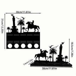 CIFbuy Set di Portacandele in Legno Stile Rustico Moderno a Forma di Corna per Decorazioni Natalizie con Servizio di Scelta su Temu per TikTok - Product Image 6