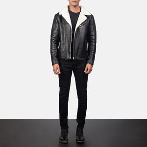 Chaquetas de Invierno de Cuero Genuino a la Moda para Hombre, Chaquetas Casuales Elegantes, Prendas Exteriores de Cuero Suave de Primera Calidad, Cómodas y Duraderas - Product Image 6
