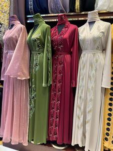 Hot sale Dubai Beautiful Traditional Islamic Clothing for Women Saudi Arabia <b>Abaya</b> Dubai <b>Abaya</b> Muslim Clothing Gulf Cloths - Product Image 5