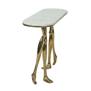 Modern Brass <b>Console</b> <b>Table</b> with Marble Top Contemporary Living Room Furniture Handmade Entryway Decorative Side <b>Table</b> - Product Image 1