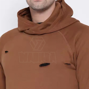 เสื้อฮู้ดดี้ผู้ชายแขนยาวแบบลำลองสั่งทำ OEM ขายดี ผ้าฝ้ายผสม ราคาสมเหตุสมผล สำหรับขายออนไลน์ - Product Image 6