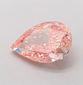 Diamant rose taille poire cultivé en laboratoire, couleur vive fantaisie, clarté VS VVS, excellente taille, certifié IGI, prix de gros - Product Image 4