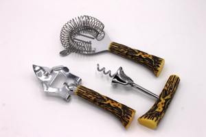 Yellow Resin Handle <b>Bar</b> <b>Tool</b> Set Stainless Steel Perfect For Daily <b>Bar</b> Use Home <b>Bars</b> And Regular Entertaining From India - Product Image 3