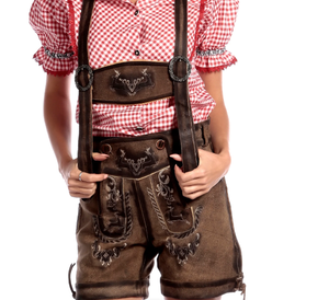Tenue professionnelle pour femmes en Lederhosen avec impression ou broderie de logo personnalisé – Uniforme d'Oktoberfest - Product Image 6