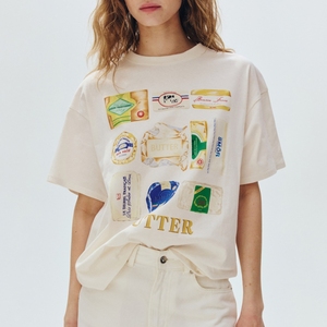 T-shirt d'été décontracté à col en V et manches courtes, couleur unie, respirant, en Spandex/Coton, coupe classique - Product Image 2