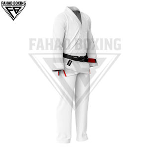 Kimono de Jiu Jitsu Brasileño Unisex de la Mejor Calidad, Tela Suave de 220g, Poliéster y Algodón, Sublimado, Costuras Reforzadas para Artes Marciales - Product Image 2