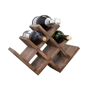 Wood Wine Bottle Standing Storage Rack Factory Price Natural Solid Wood Wine Bottle Holder - Product Image 4