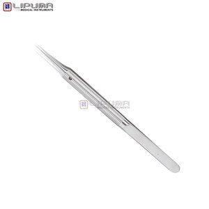 Pinces de micro-ligature 6 pouces (15 cm) Instruments chirurgicaux ophtalmiques de 8 mm de diamètre, pointes droites de 0,3 mm avec plateforme de ligature - Product Image 3
