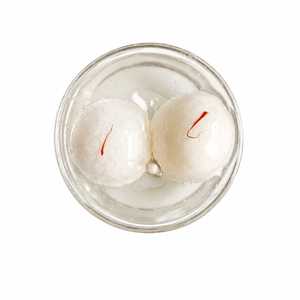 Handcrafted 1kg Soy Wax <b>Gel</b> Rasgulla <b>Candle</b> | Luxury Indian Sweet Inspired Scented Home Dcor for Diwali Festive Occasions - Product Image 2