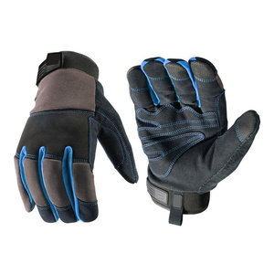 Reinforced Synthetic Leather Amara Mechanic Gloves Work Protection Industrial Hand Safety Anti Slip Heavy Duty Work Gloves - Product Image 5