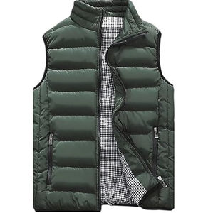 Chaleco Acolchado de Lona para Hombre, Diseño Personalizado, Económico, de Alta Calidad, Impermeable, Transpirable y Ecológico, con Capucha, para Invierno - Product Image 3