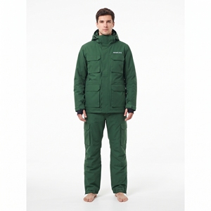 Conjunto de Traje de Esquí para Hombre, Aislado con Forro Polar, Impermeable, Cortavientos, para Deportes de Invierno y Snowboard - Product Image 5