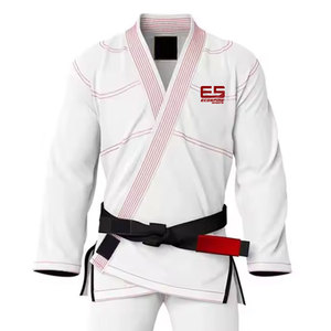 Service OEM, vente en gros d'uniformes de Jiu-Jitsu en coton à manches longues, uniformes d'arts martiaux Jiu-Jitsu - Product Image 6