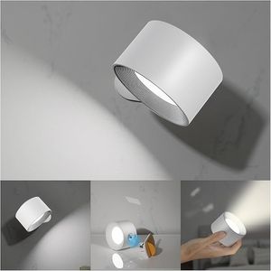 Applique LED Koopala a Batteria, Lampade da Parete Orientabili a 360 Gradi, Ricaricabili con 3 Livelli di Luminosità - Product Image 1