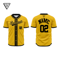 Camisetas de Béisbol y Sóftbol Personalizables con Impresión, 100% Poliéster, Manga Corta, Cuello en V, Secado Rápido, Absorción de Humedad, Antibacterianas, OEM