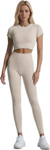 Women Premium Yoga <b>Leggings</b> and Lightweight Breathable Sports Bra <b>Activewear</b> Set - Product Image 3