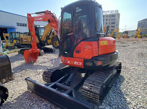 Mini-excavatrice KUBOTA Kx163 en bon état, chenilles en caoutchouc, 6 tonnes, excavatrice d'occasion Kubota 163 Kx161 Kx163 kx165 à vendre - Product Image 6