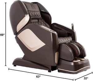 Silla de Masaje Shiatsu 2025 de Gravedad Cero con Calefacción Corporal Completa, Cuero PU, Función Musical y Alivio para Pies y Cuello - Product Image 2