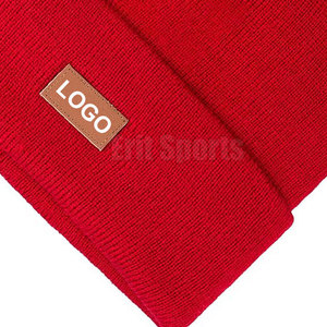 Customized New Design High Quality Breathable Waterproof Unisex Cotton/<b>Wool</b> Jacquard <b>Beanie</b> <b>Hats</b> - Product Image 4