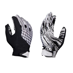 Fabricación por Contrato de Guantes de Fútbol Americano con Agarre Duradero en la Palma, Colores del Equipo y Logotipo Personalizado para Clientes de Marca Privada - Product Image 2